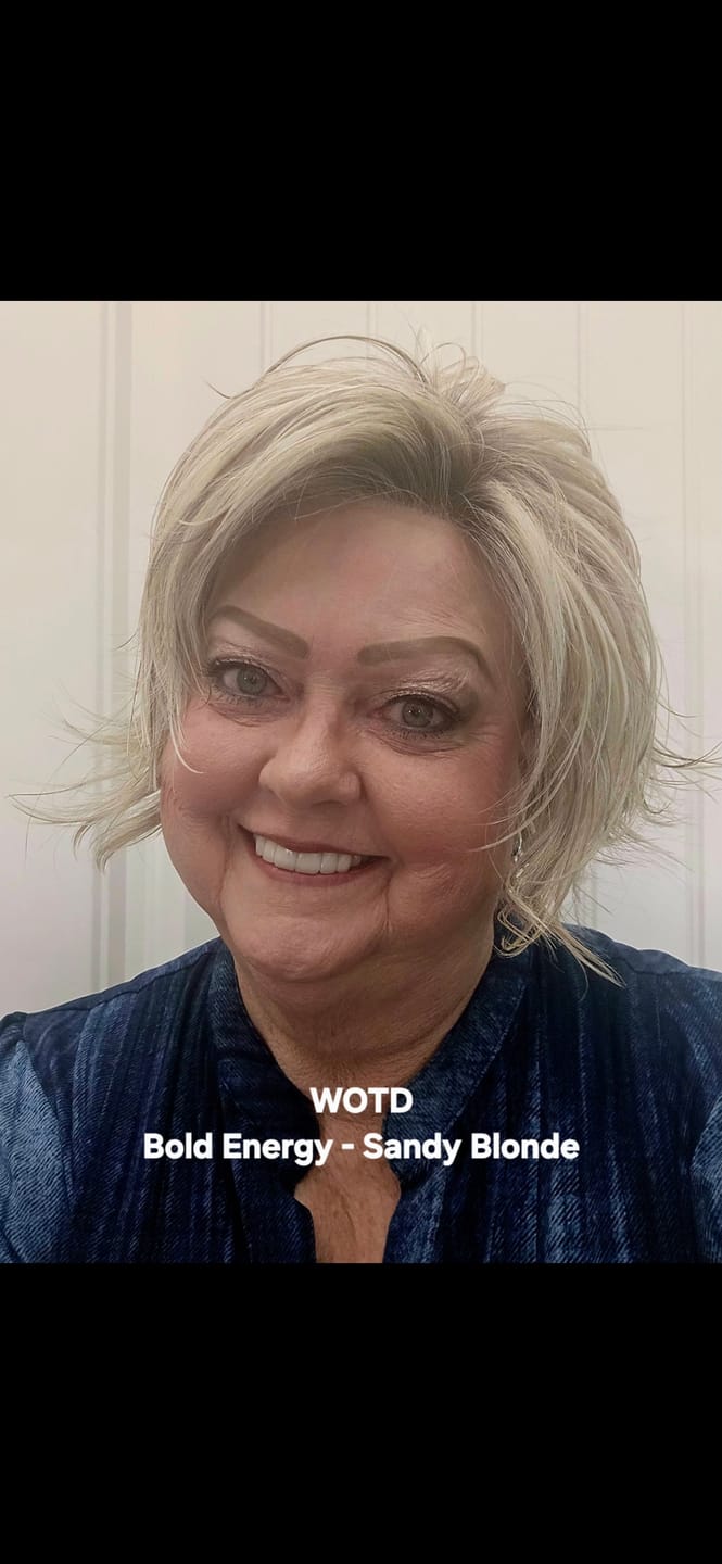 Customer photo review of BOLD ENERGY - Sandy Blonde