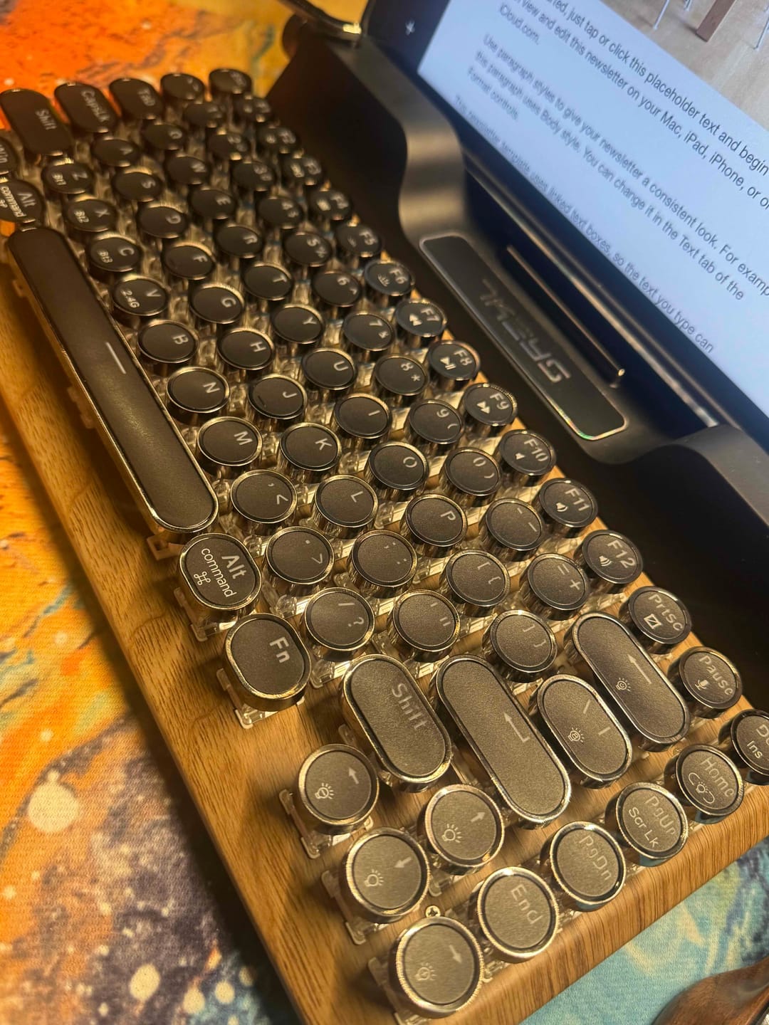 Customer photo review of Classic Typewriter Keyboard