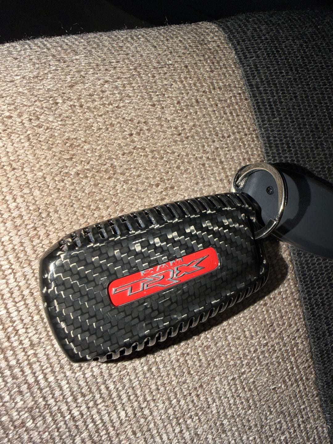 Customer photo review of 2019+ RAM Real Carbon Fiber Key Fob Cover