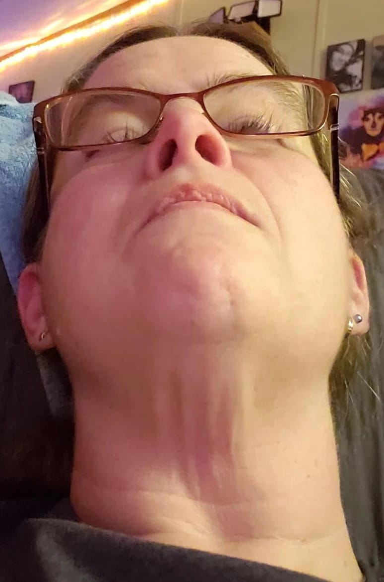 Customer photo review of Masajeador Facial cara y cuello