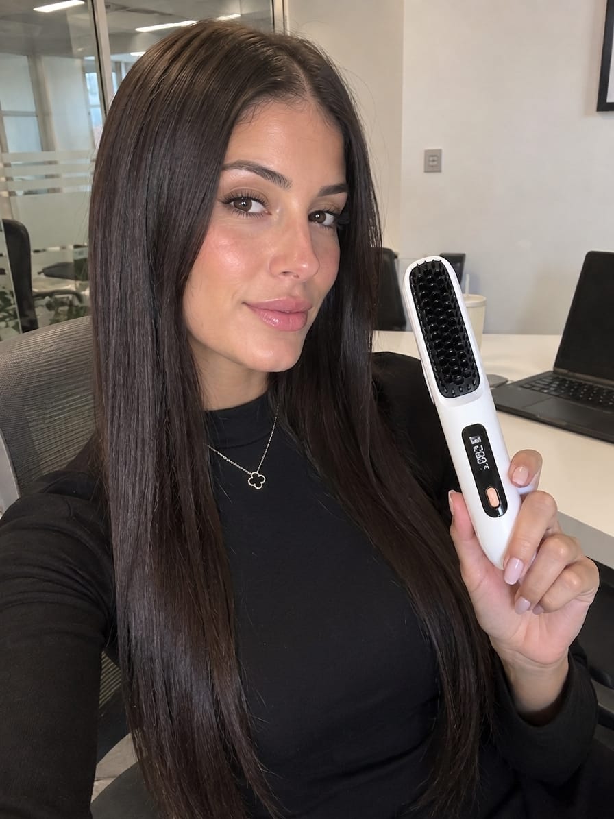 Customer photo review of Alora SilkBrush