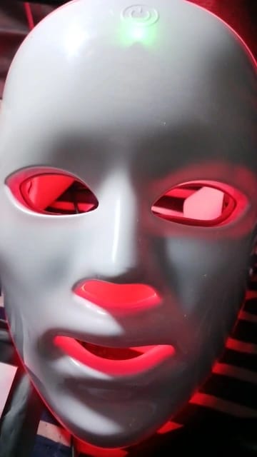 Customer photo review of Mascarilla LED de terapia