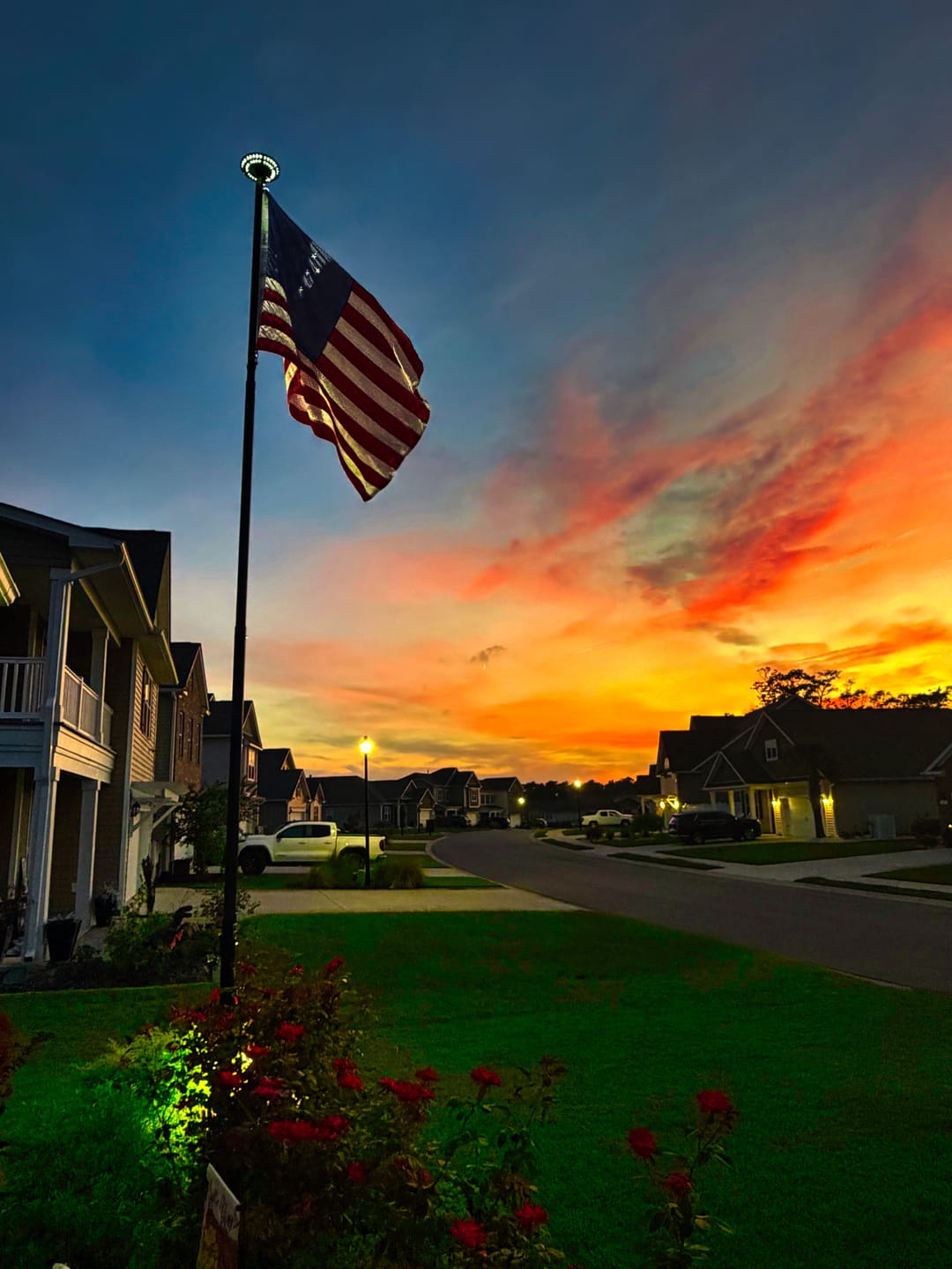 Customer photo review of 4' x 6' American Flag