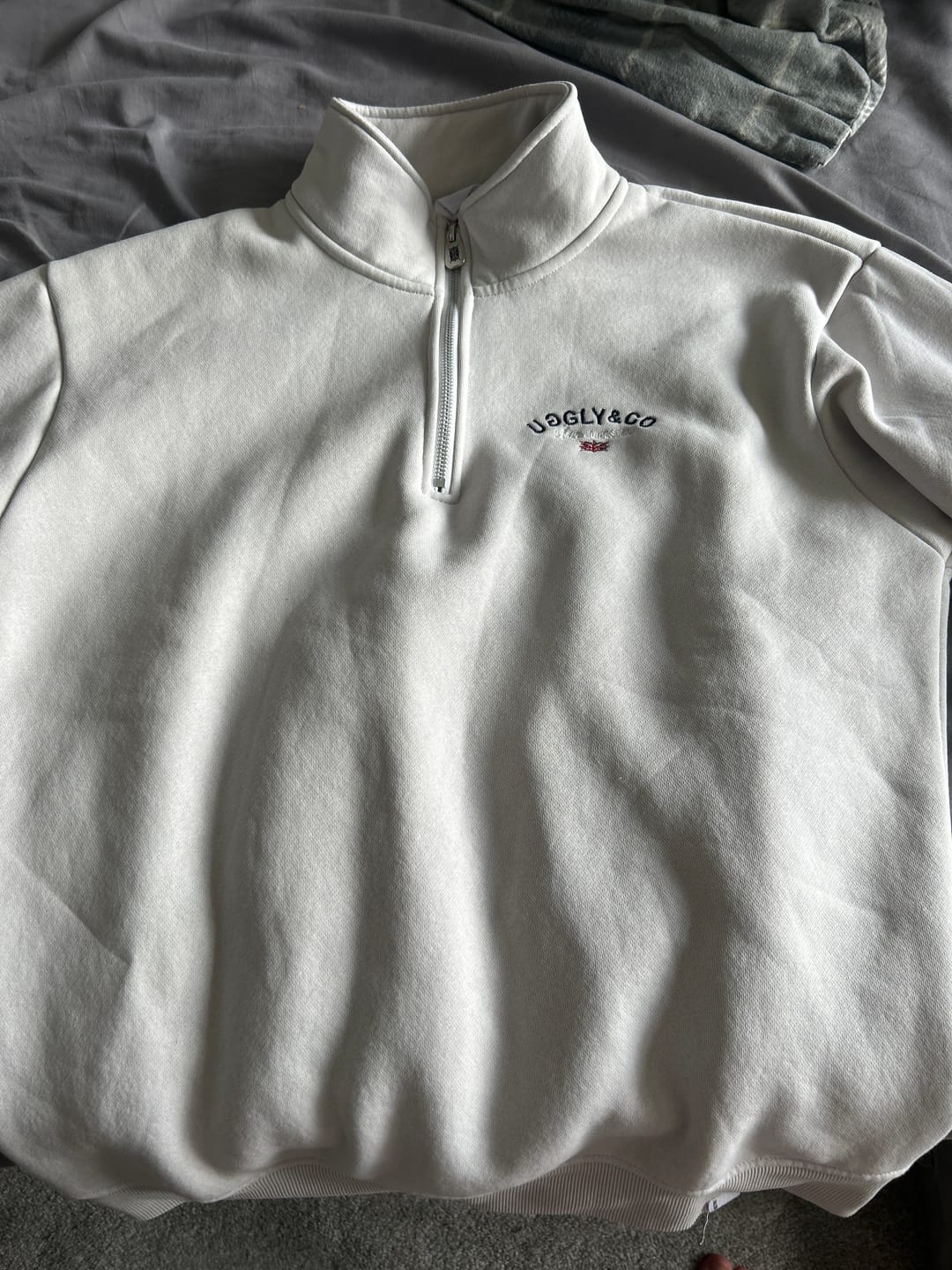 Customer photo review of Stone Union Jack Quater-Zip