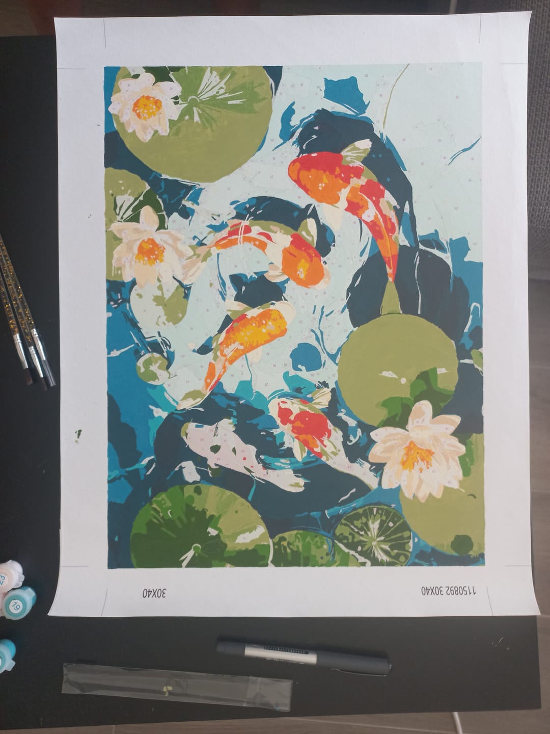 Customer photo review of Surprise Painting | Paint by Numbers