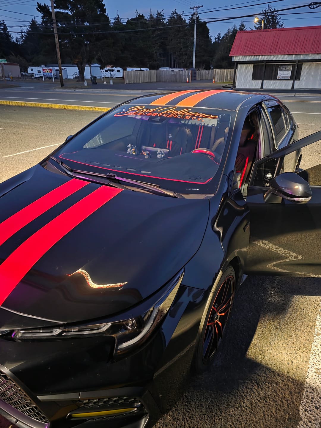 Customer photo review of Bad Influence japanese decal