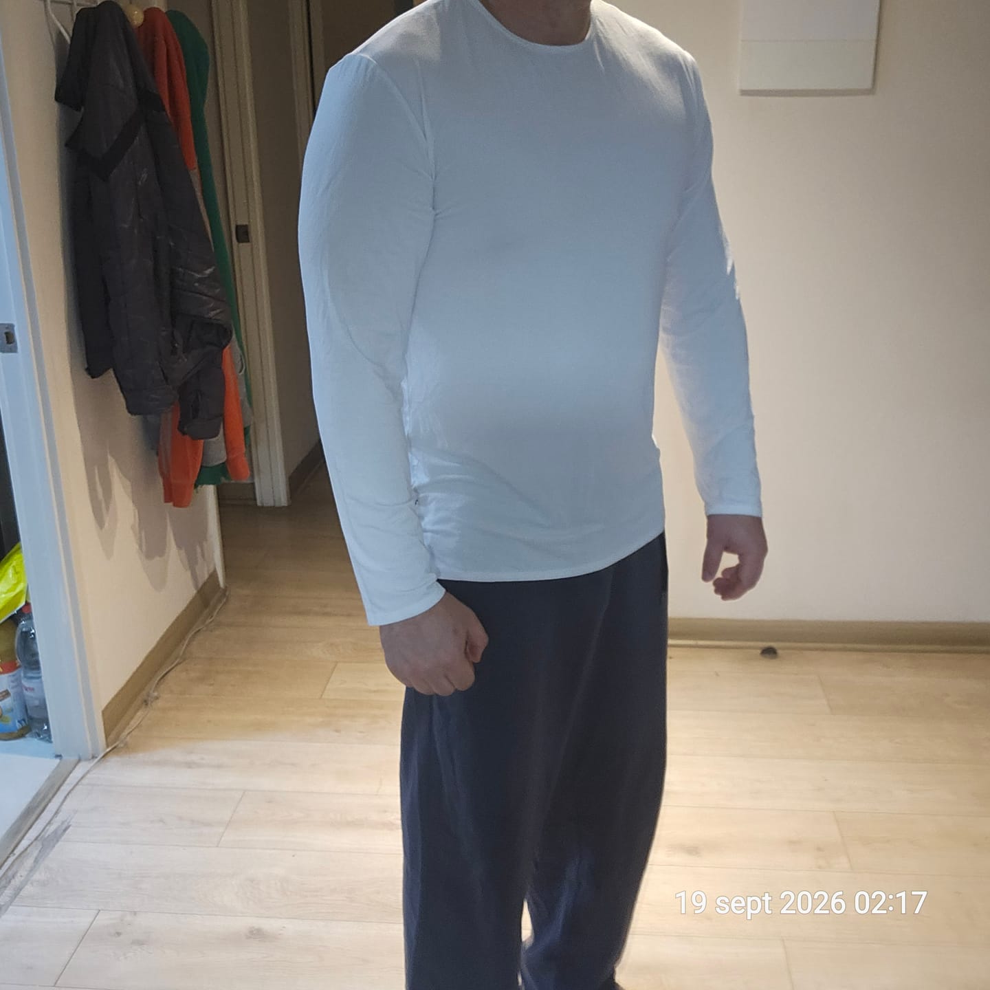 Customer photo review of Polera de Bambú Ultra Suave Back in Time (Manga Larga)