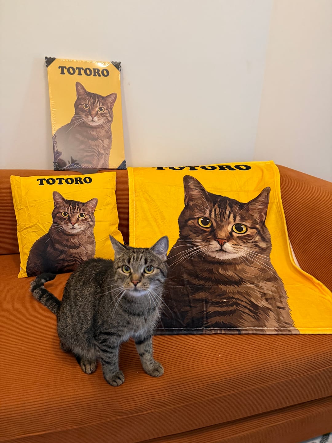 Customer photo review of Petcanva©オーダーメイド ペット似顔絵【3点セット】