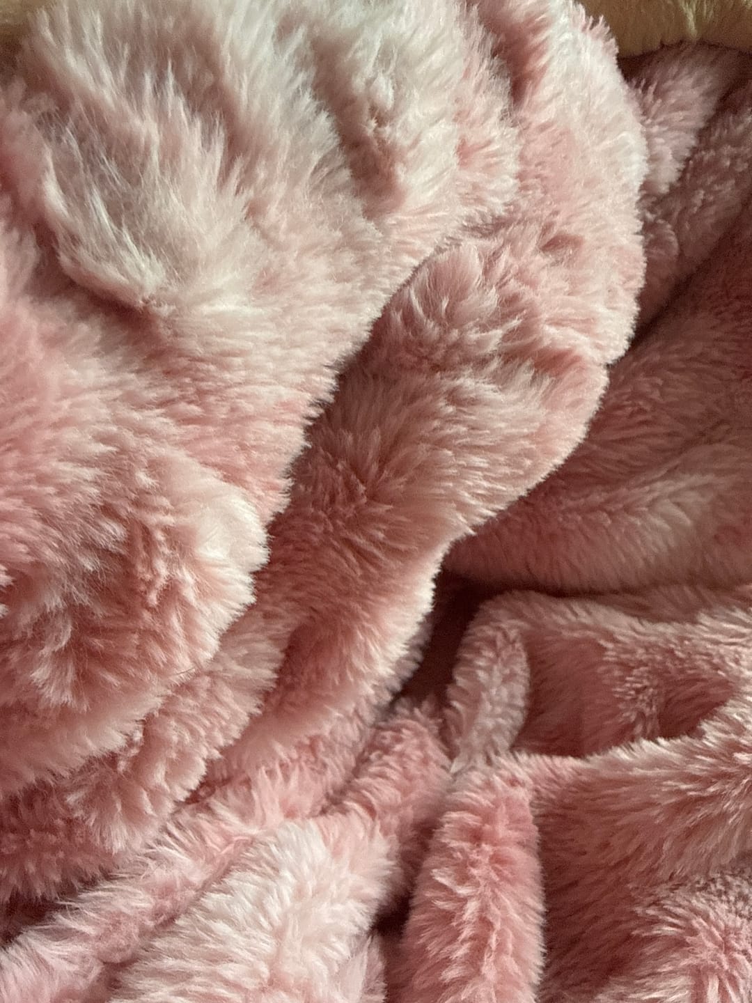 Customer photo review of Hugs Cotton Candy Pink Blanket