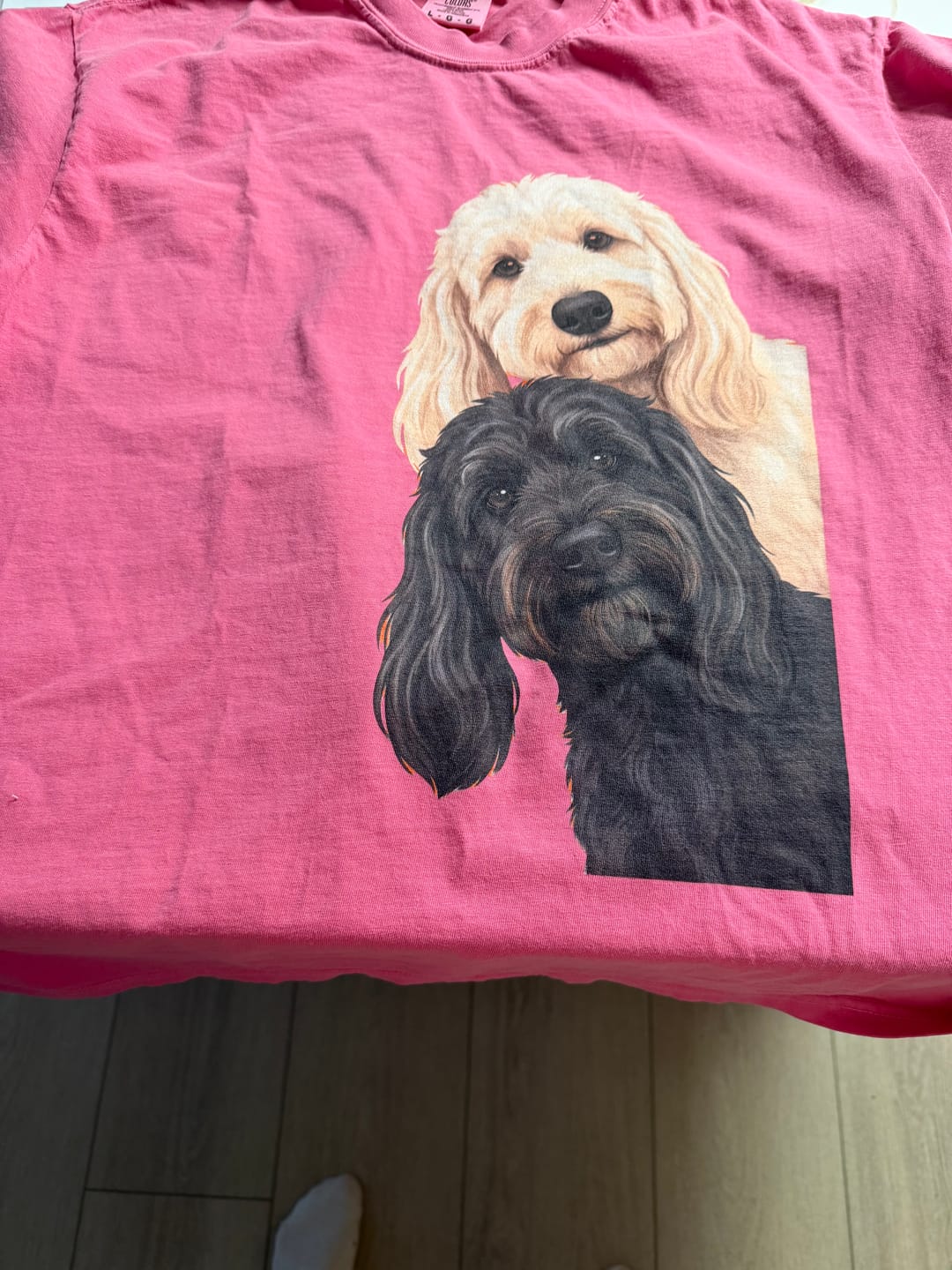 Customer photo review of Your Ideas - One of a Kind Design - Custom Signature T-Shirt