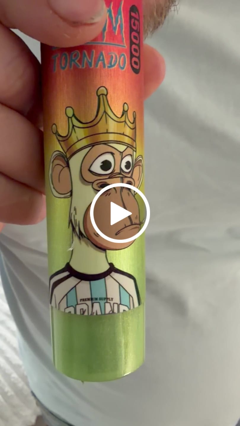 Customer video review of Tornado Vape 15000 - Ice Tea Peach Ice