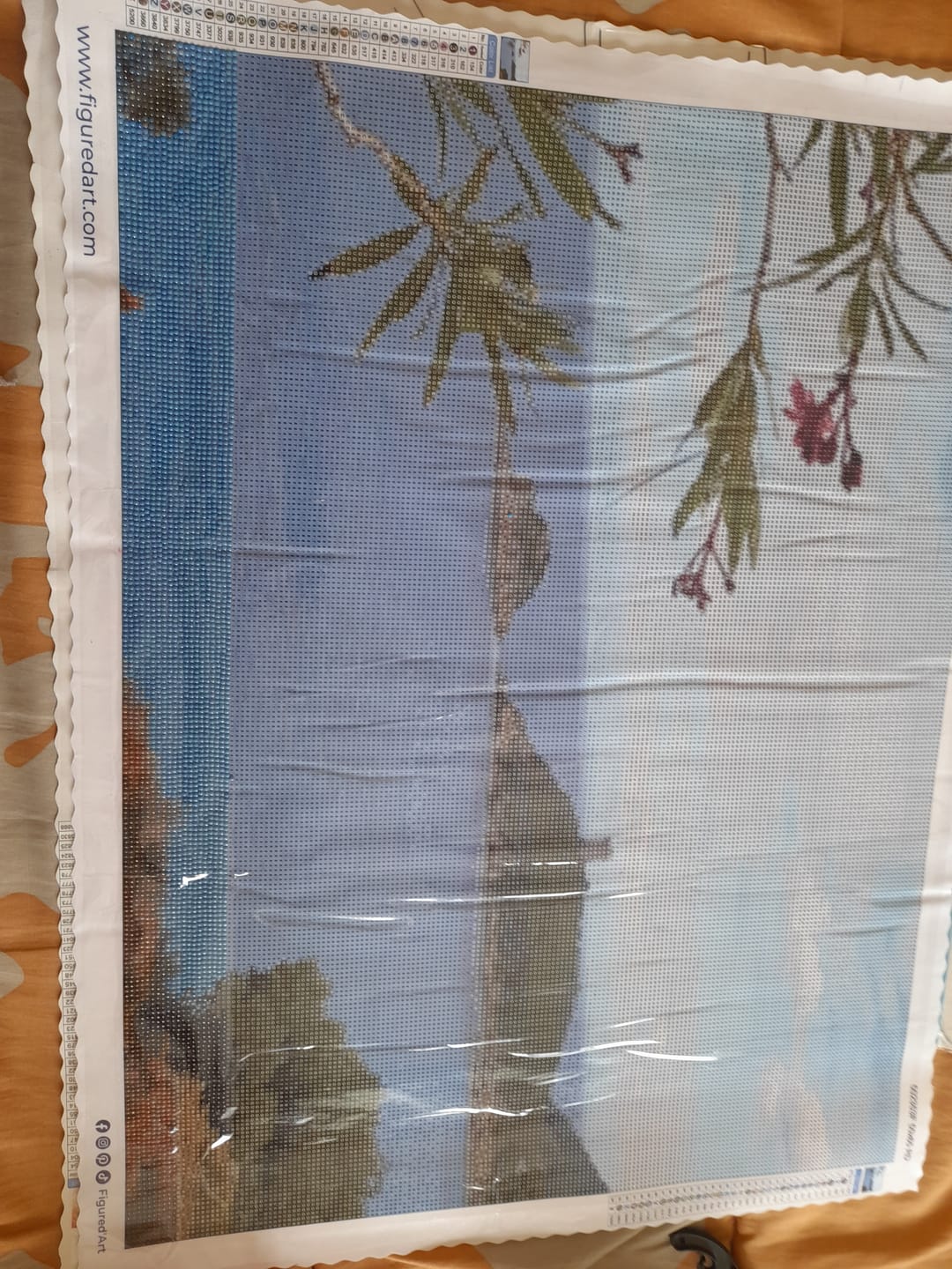 Customer photo review of Broderie Diamant Personnalisée - Réalisation graphique Gratuite