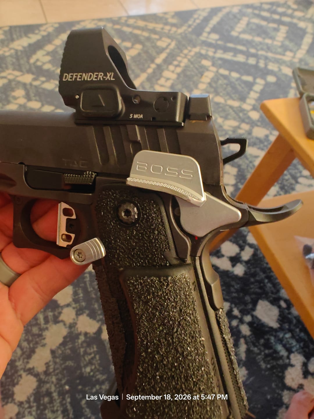 Customer photo review of 1911/2011 Ambidextrous Safeties with Shields | One-Piece CNC