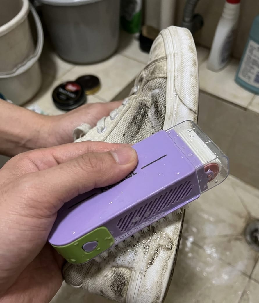 Customer photo review of TurboScrub — Multi-Surface Deep Cleaning Brush