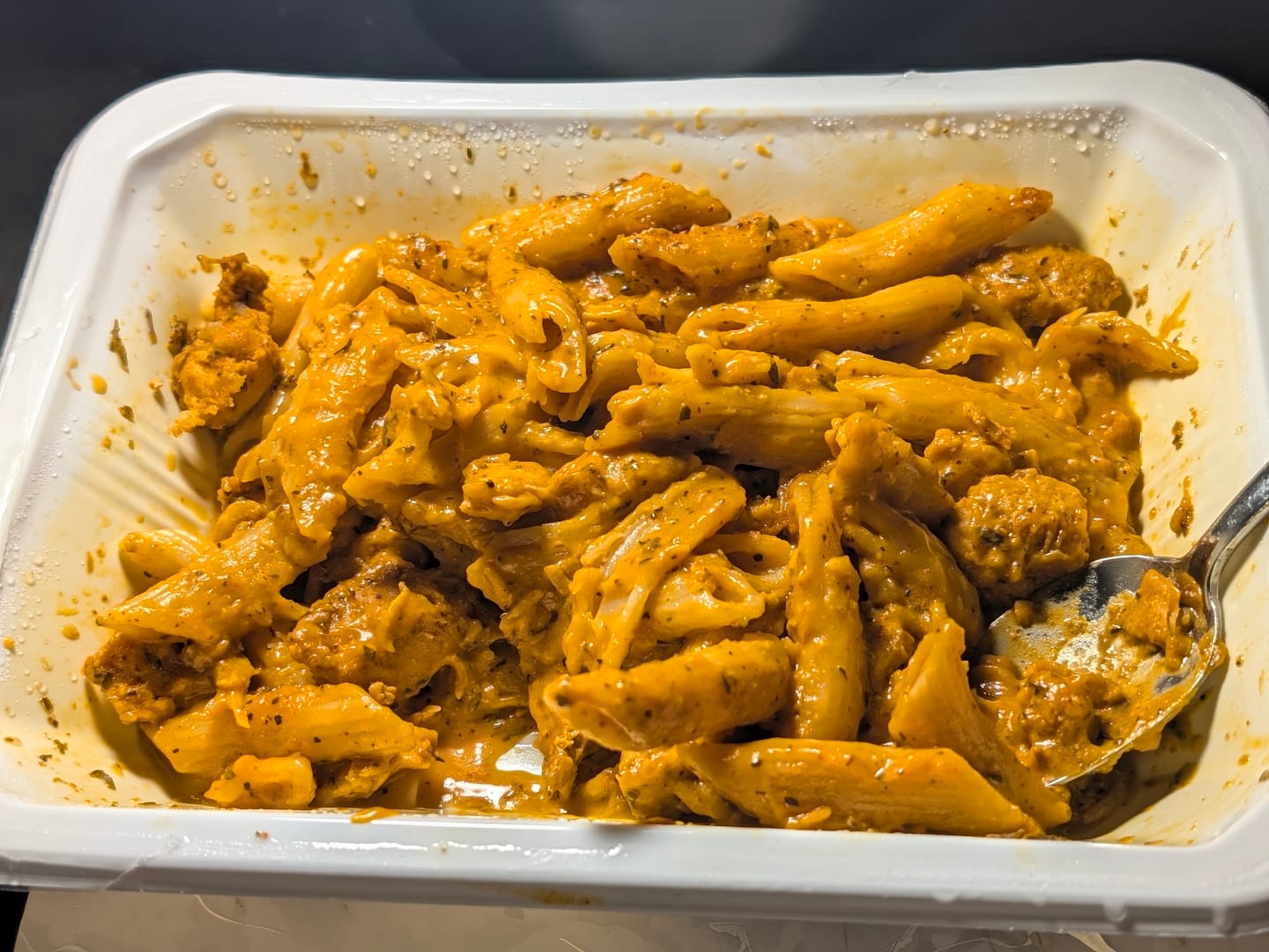 Customer photo review of Creamy Blackened Chicken Pasta