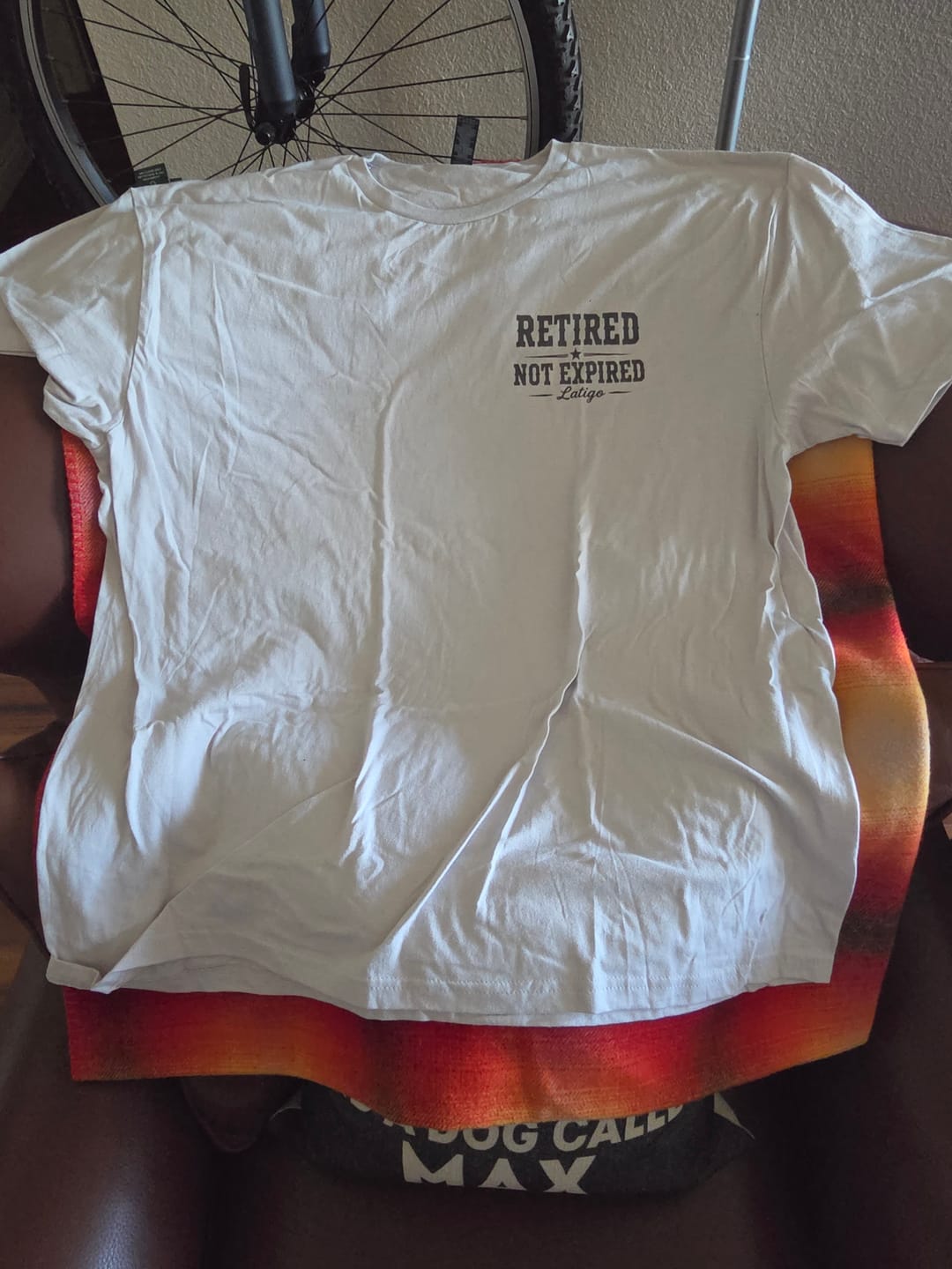 Customer photo review of Not Lazy Tee