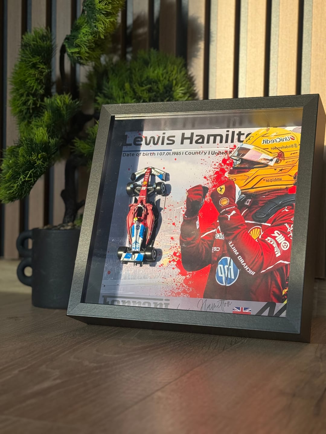 Customer photo review of Lewis Hamilton #44 Ferrari