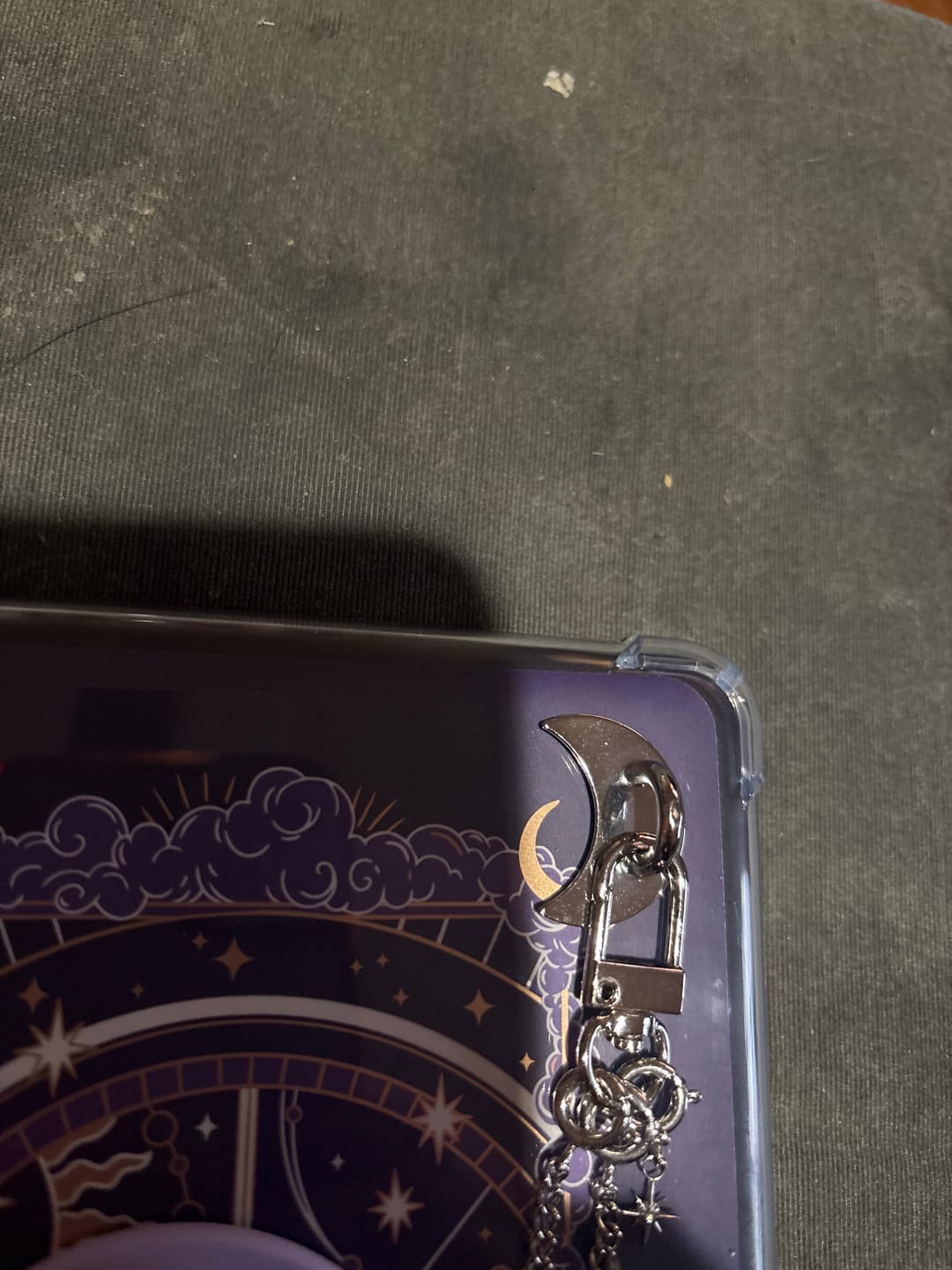 Customer photo review of Moon Charm Anchor - Silver