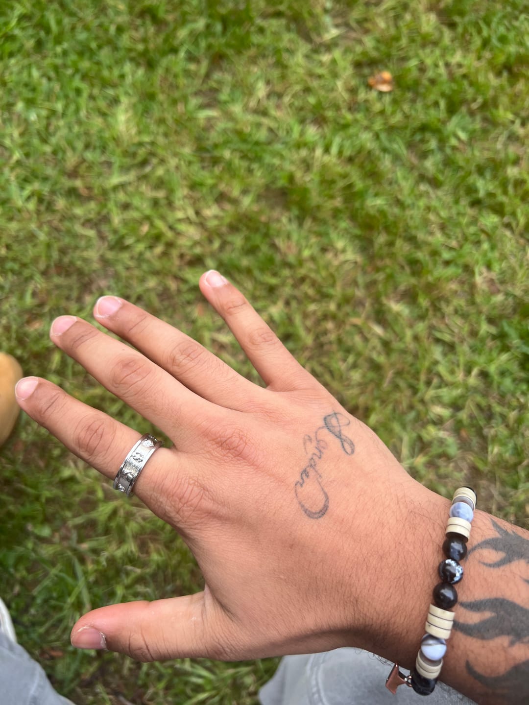 Customer photo review of PSYCHEDELIC LOVE RING
