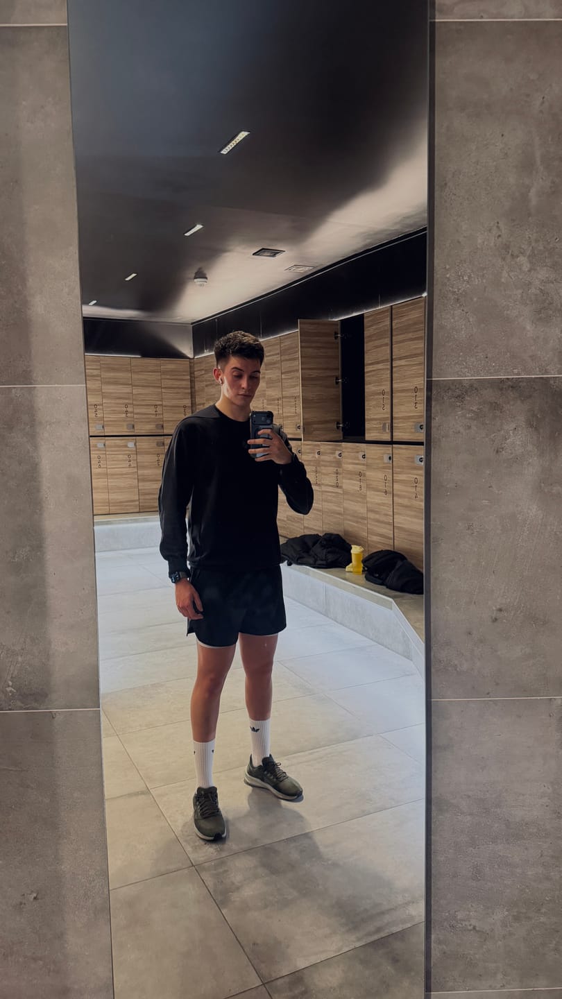 Customer photo review of Short Resilience - Negro Calza Blanca