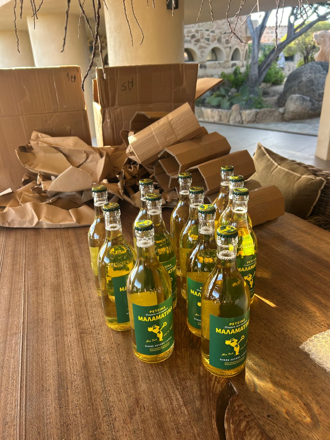 Customer photo review of Malamatina retsina - 500ml
