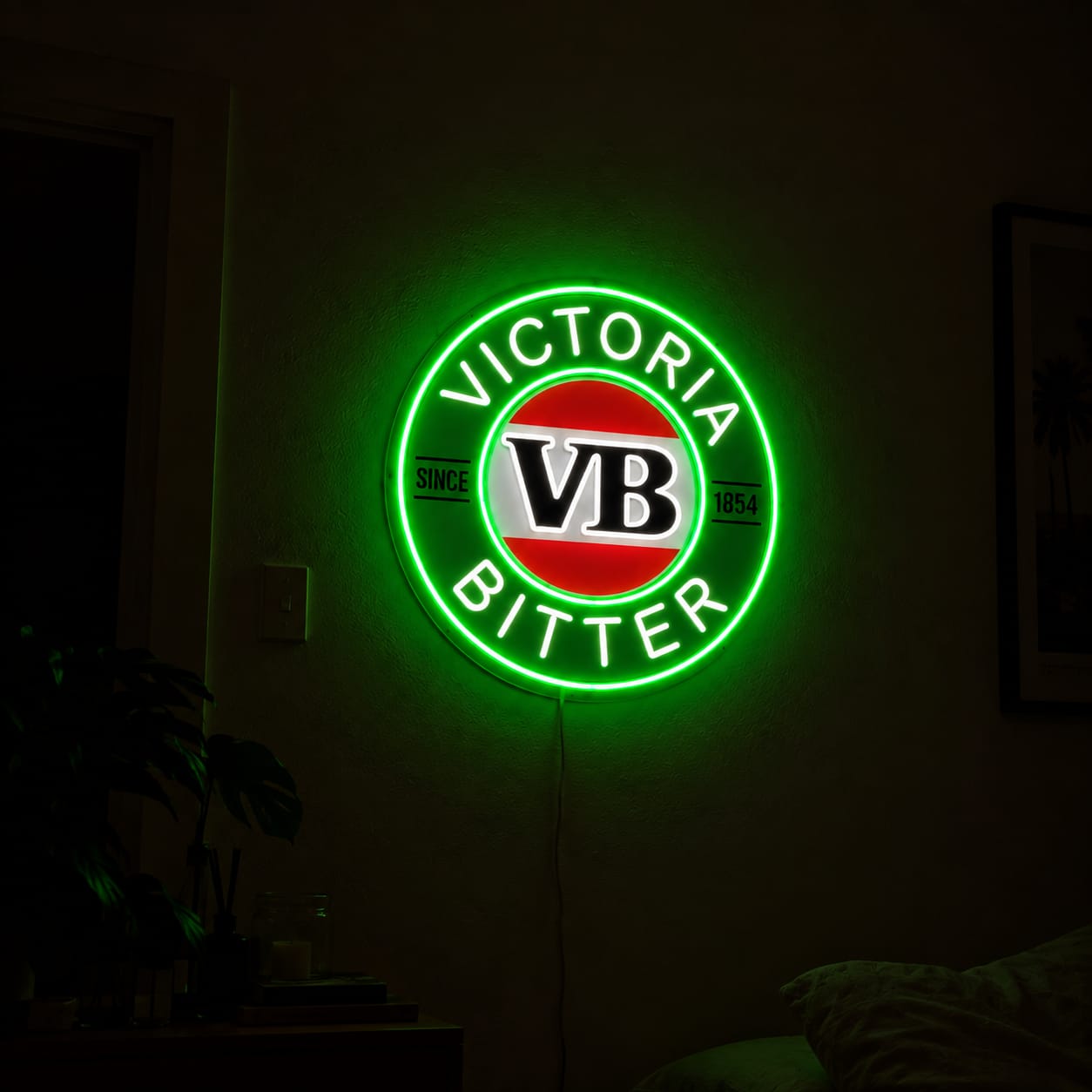 Customer photo review of Victoria Bitter LED Neon Sign