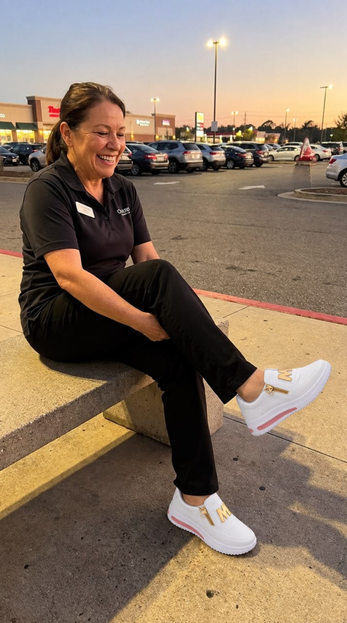 Customer photo review of Tênis Ortopédico Feminino OrtoMila