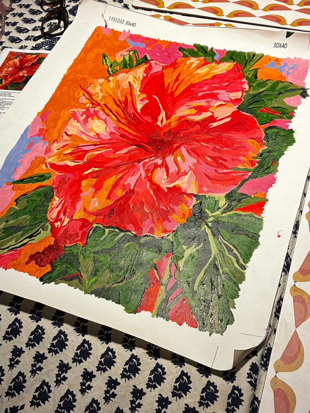 Customer photo review of Surprise Painting | Paint by Numbers