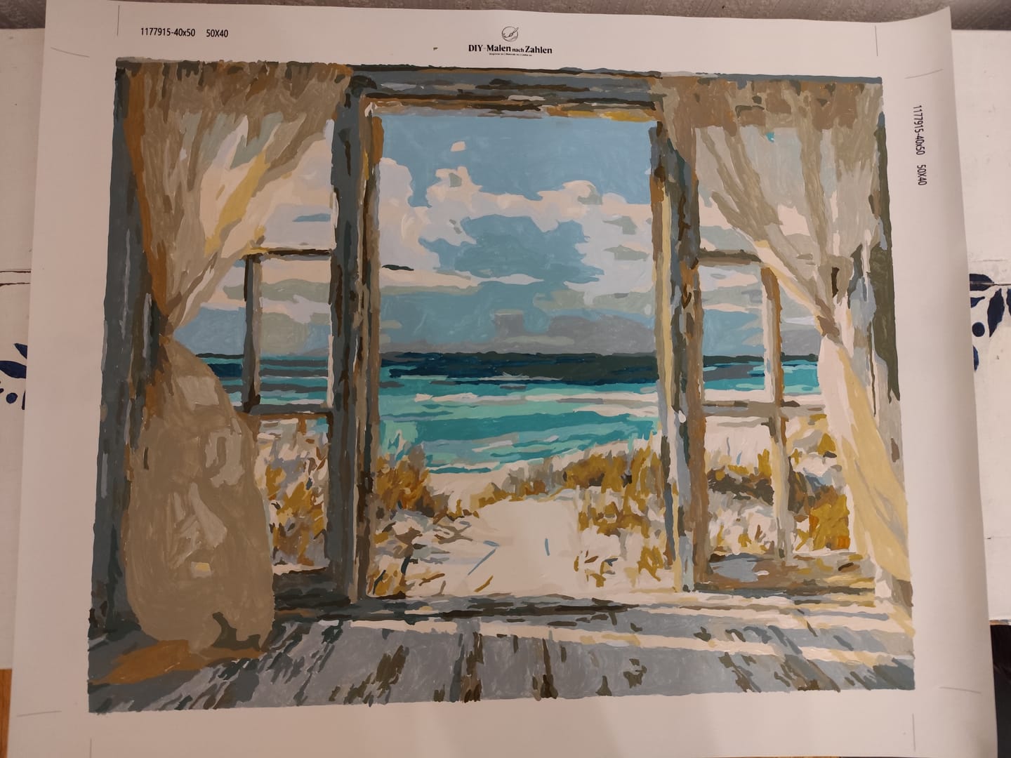 Customer photo review of Malen nach Zahlen - Flüstern der Küste