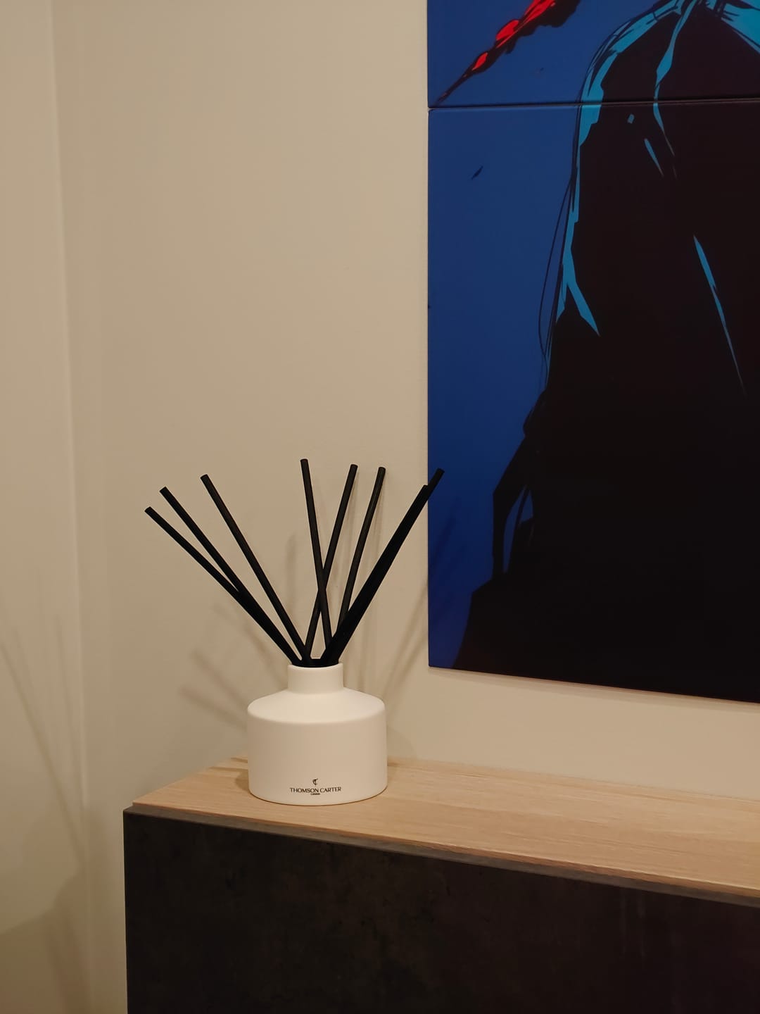 Customer photo review of Suede & Stone - Ceramic Reed Diffuser