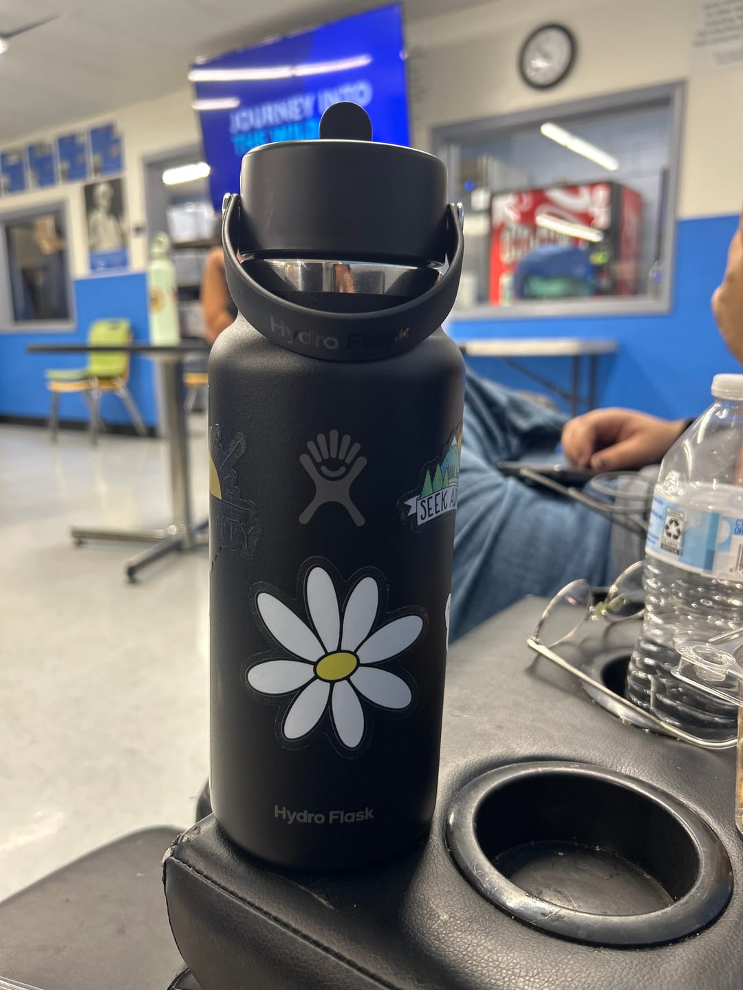 Customer photo review of Yellow Daisy Aesthetic Clear Sticker