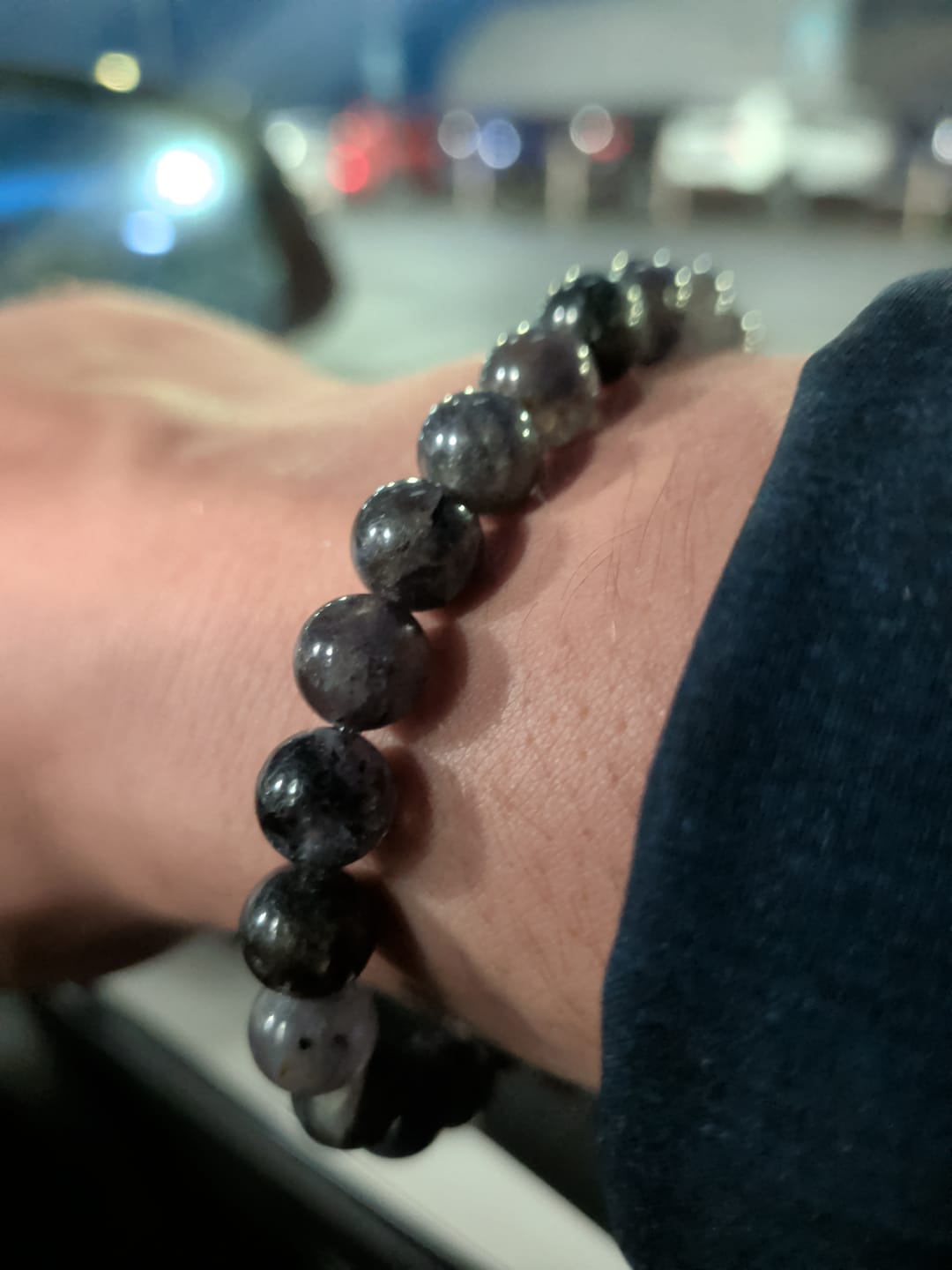 Customer photo review of Iolite Bracelet