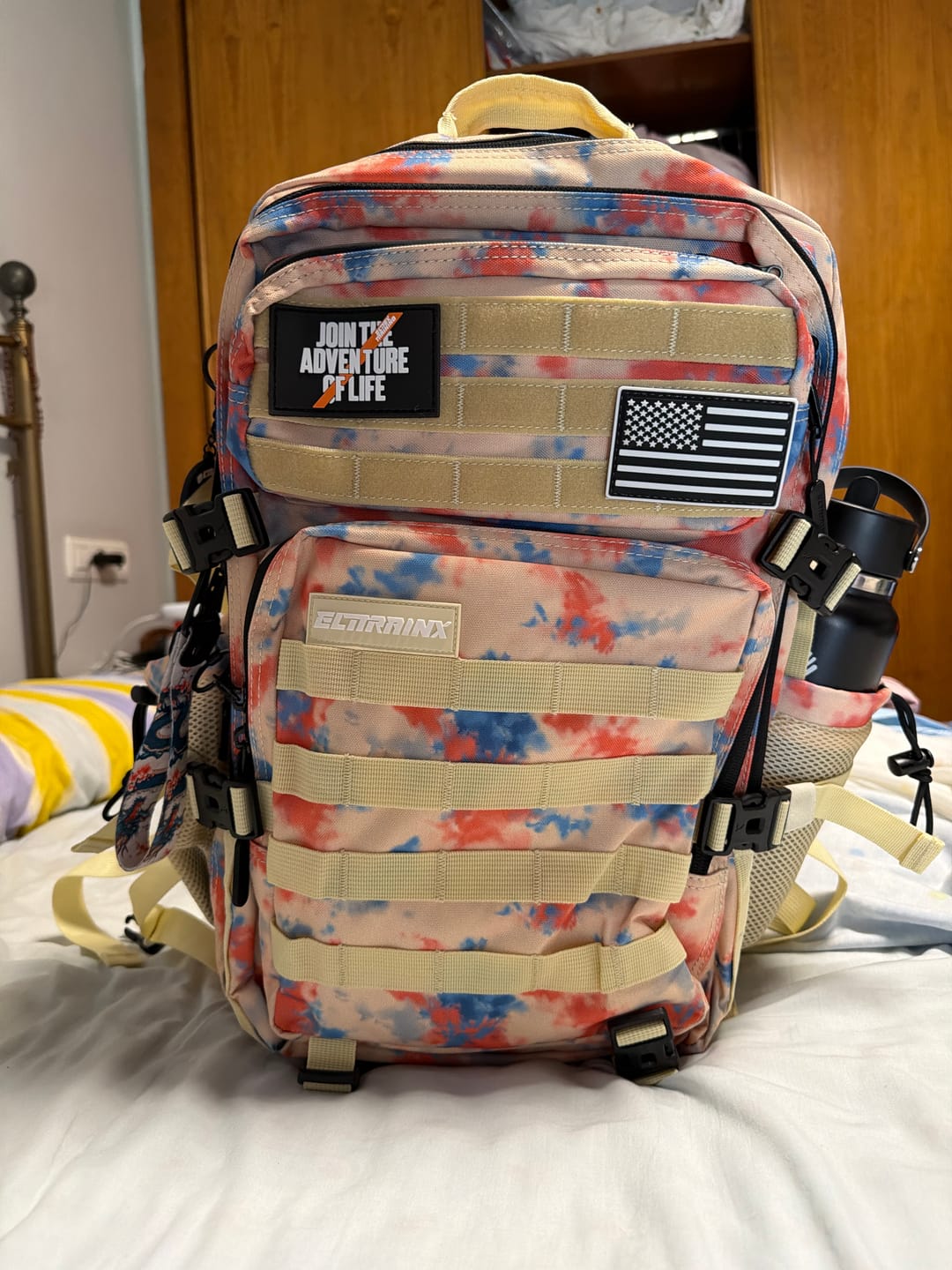 Customer photo review of Mochila Táctica V1 45L All In Novo Nebula