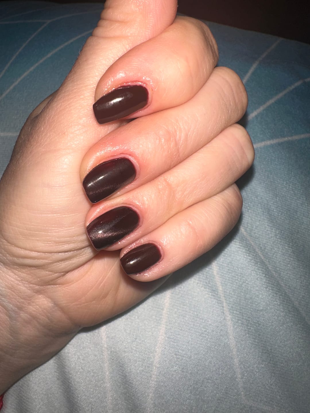 Customer photo review of Semilac 965 Chocolate Gloss UV Gel Polish