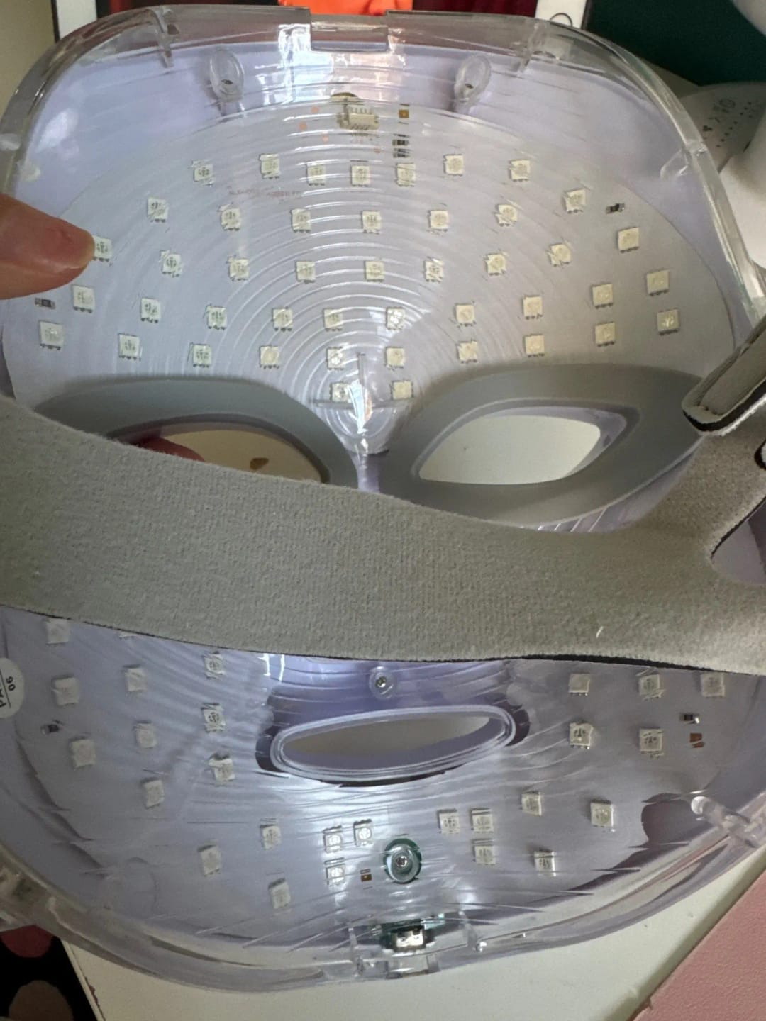 Customer photo review of Mascarilla LED de terapia