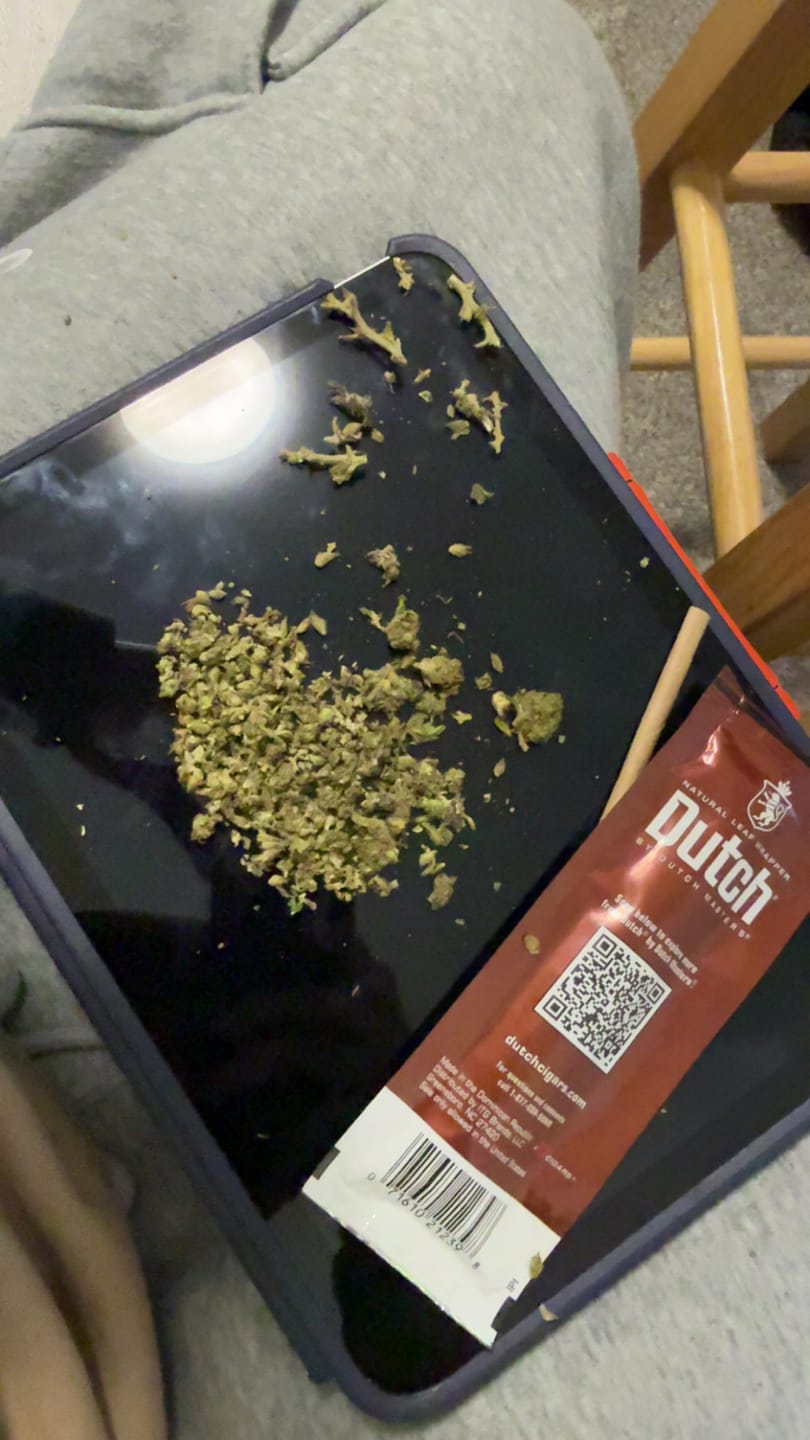 Customer photo review of Black Ice THCA Flower Ounce (28g)