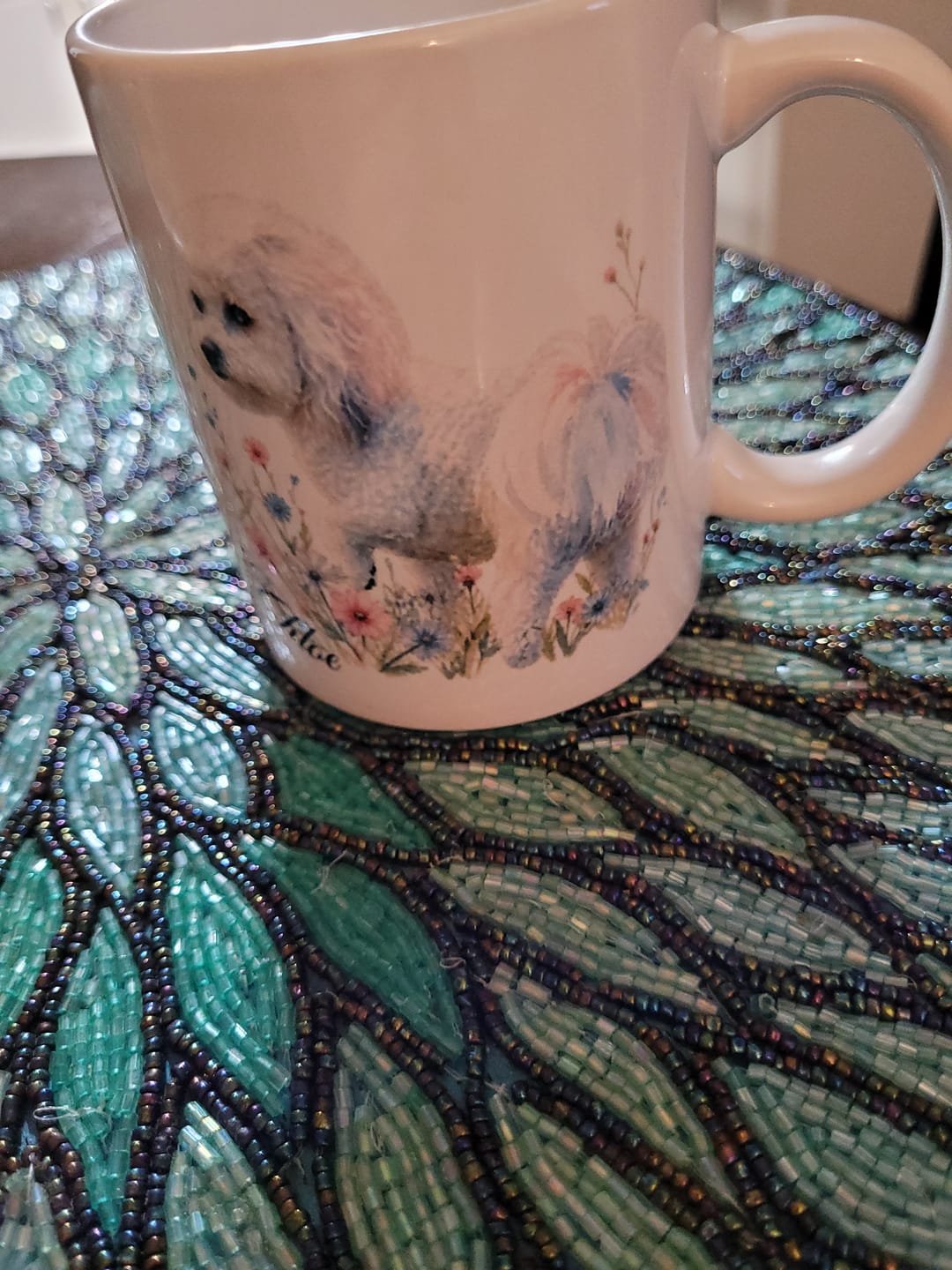 Customer photo review of Watercolor - Personalized Mug