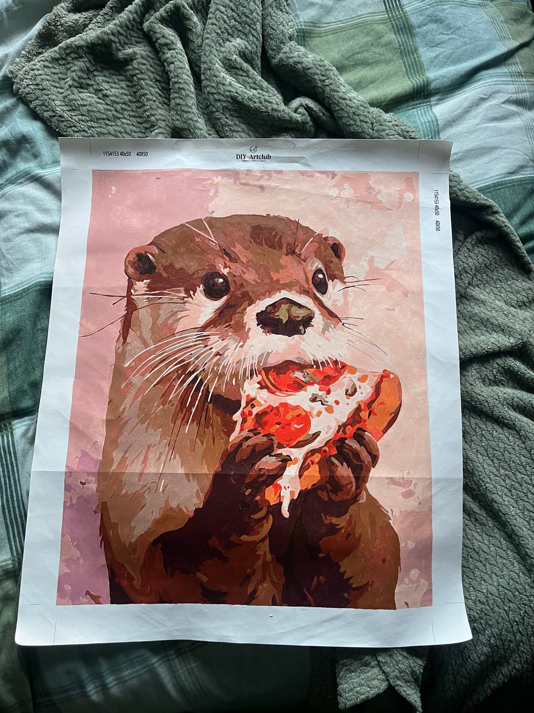 Customer photo review of Snack Time | Paint by Number