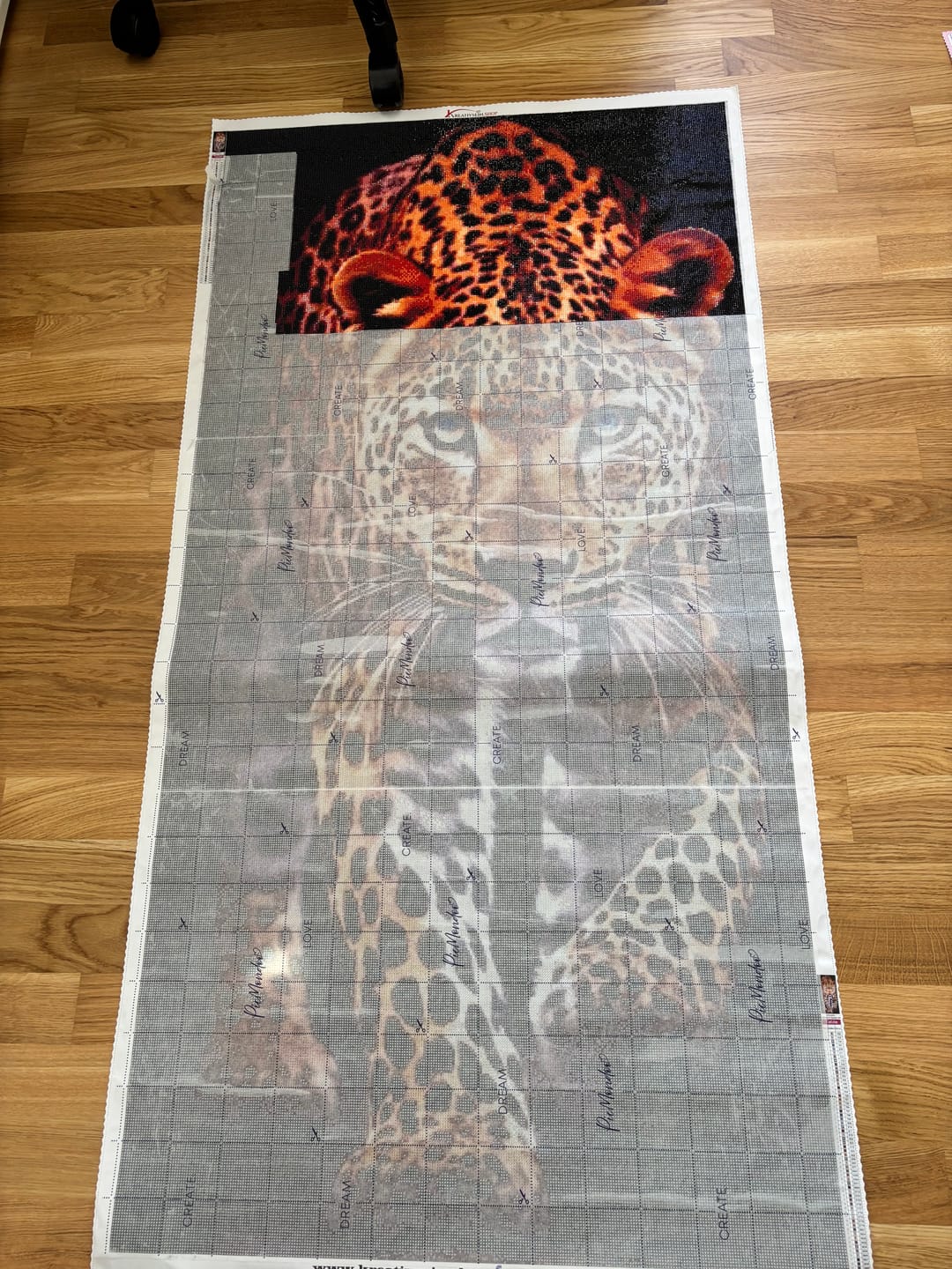 Customer photo review of Leopard - 5D DIY Diamond Painting