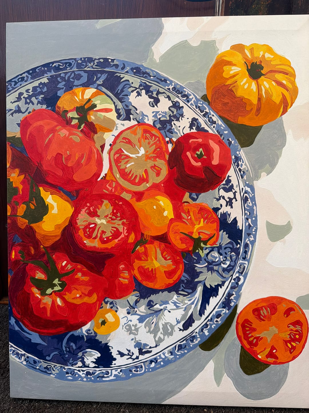 Customer photo review of Summer Plate | Paint by Number