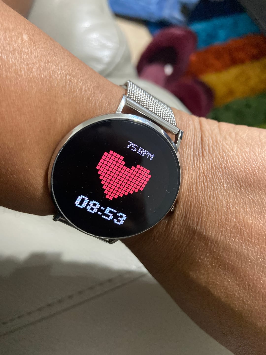 Customer photo review of NOVACCHI SOLARA — Women's Smartwatch