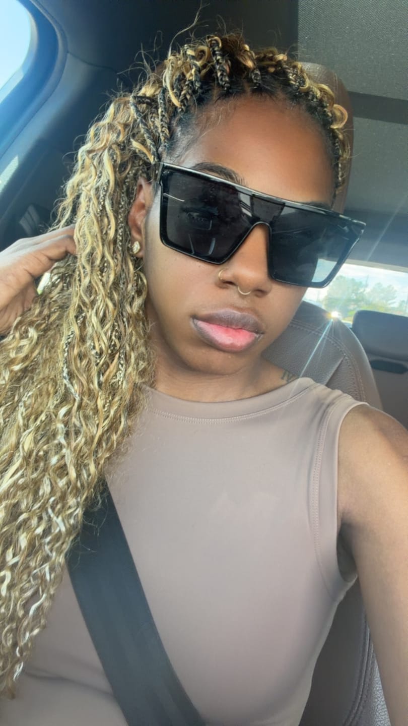 Customer photo review of #27/#30/#613 Mix Color Blend Deep Wave Bulk Human Braiding Hair