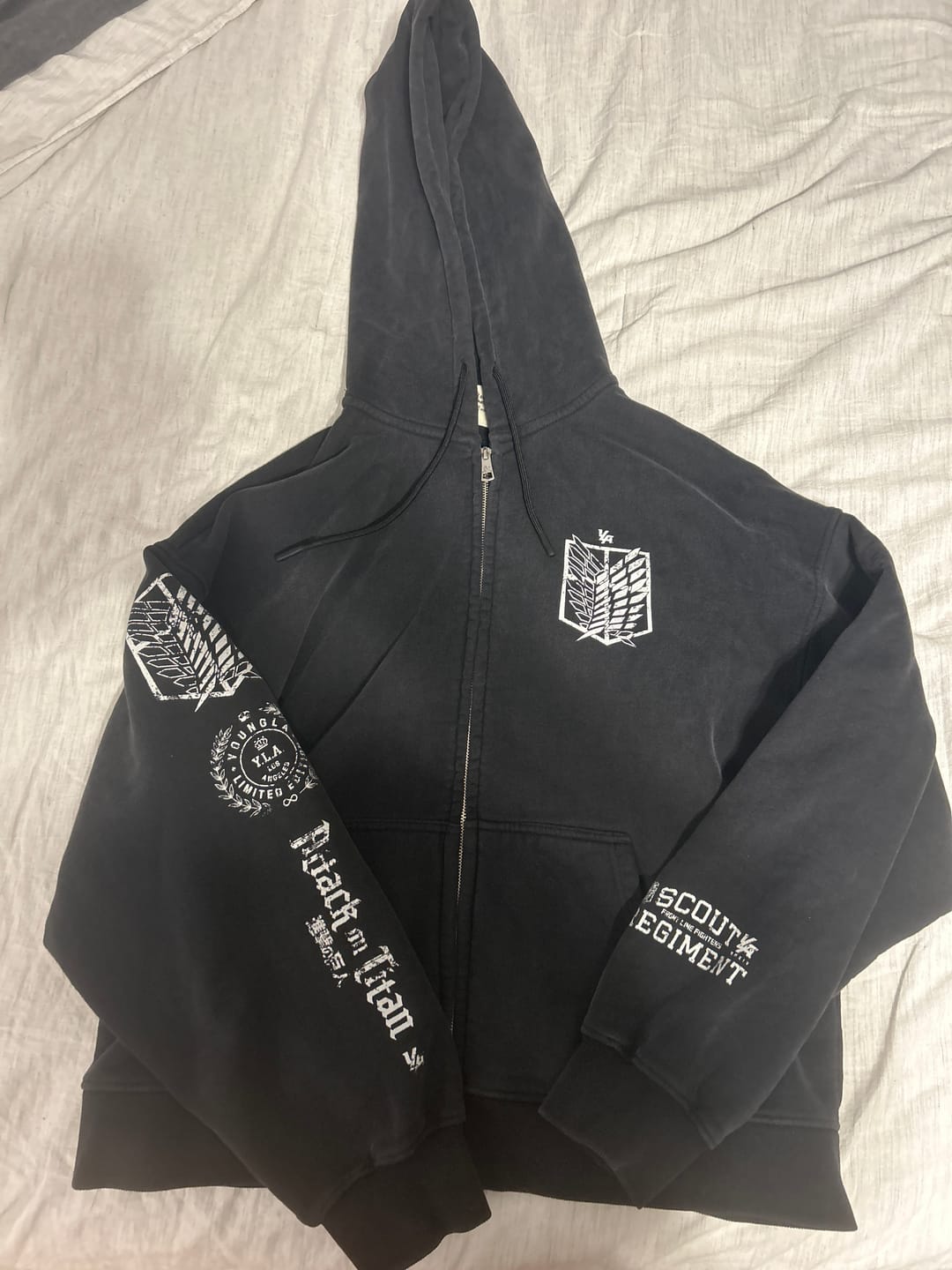 Customer photo review of 5138 - AOT©  x YLA Zip-Up Hoodies