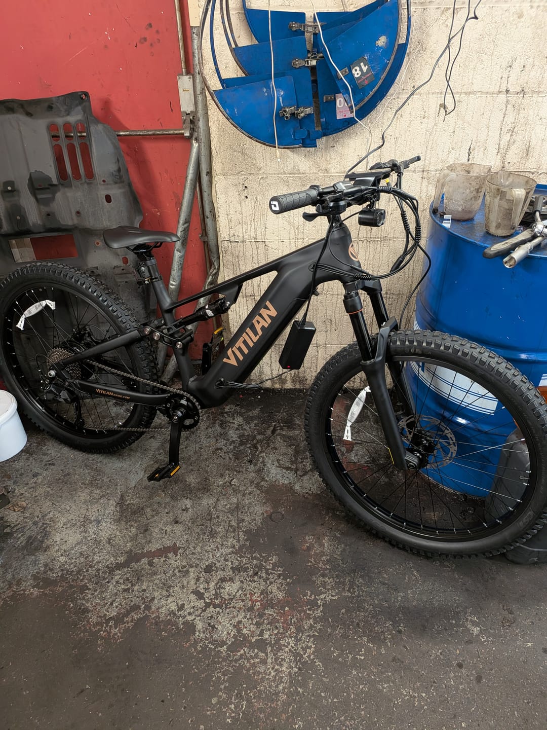 Customer photo review of M5 Full Suspension All-Terrain Mountain E-bike