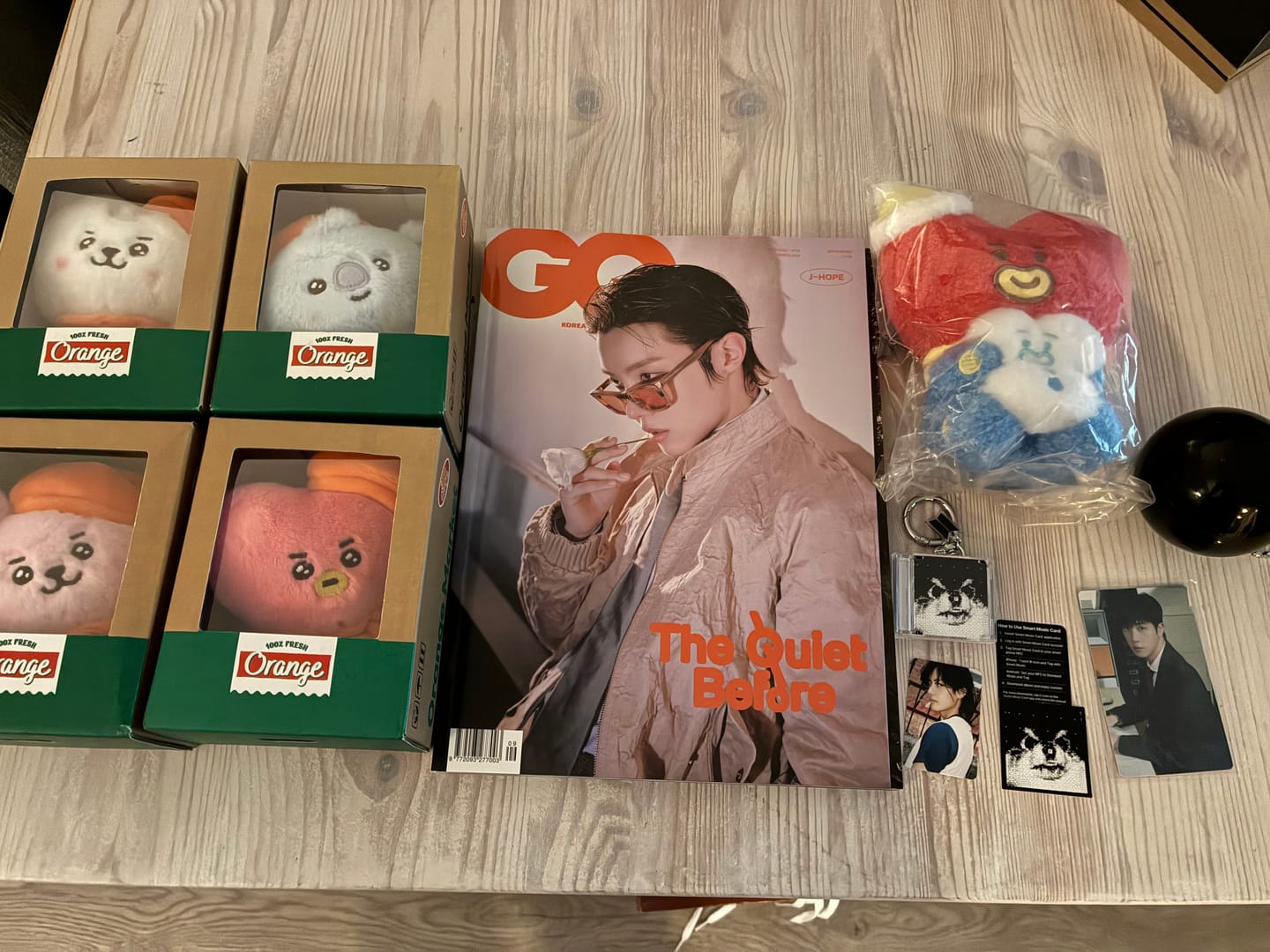 Customer photo review of BT21 - SNOWMAN PLUSH DOLL