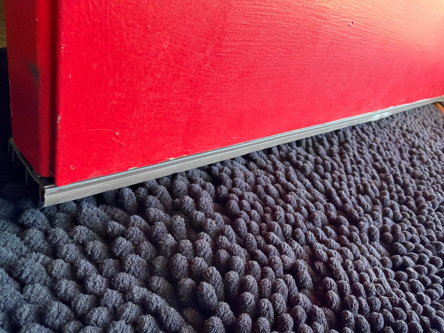 Customer photo review of Pease Slide-On Steel Door Sweep