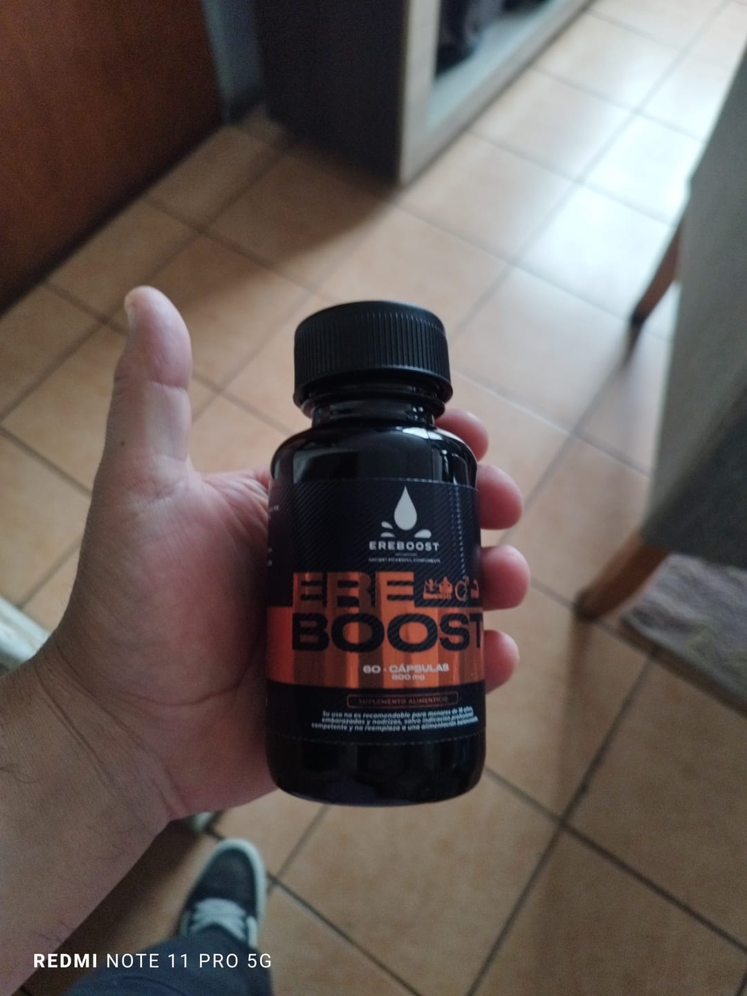Customer photo review of EREBOOST | 60 Cápsulas | Pack 3 meses