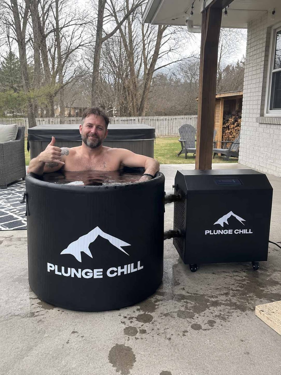 Customer photo review of 1HP Cold Plunge Chiller + Tub(Plus)