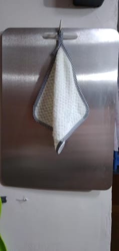 Customer photo review of Stainless Steel Cutting Board