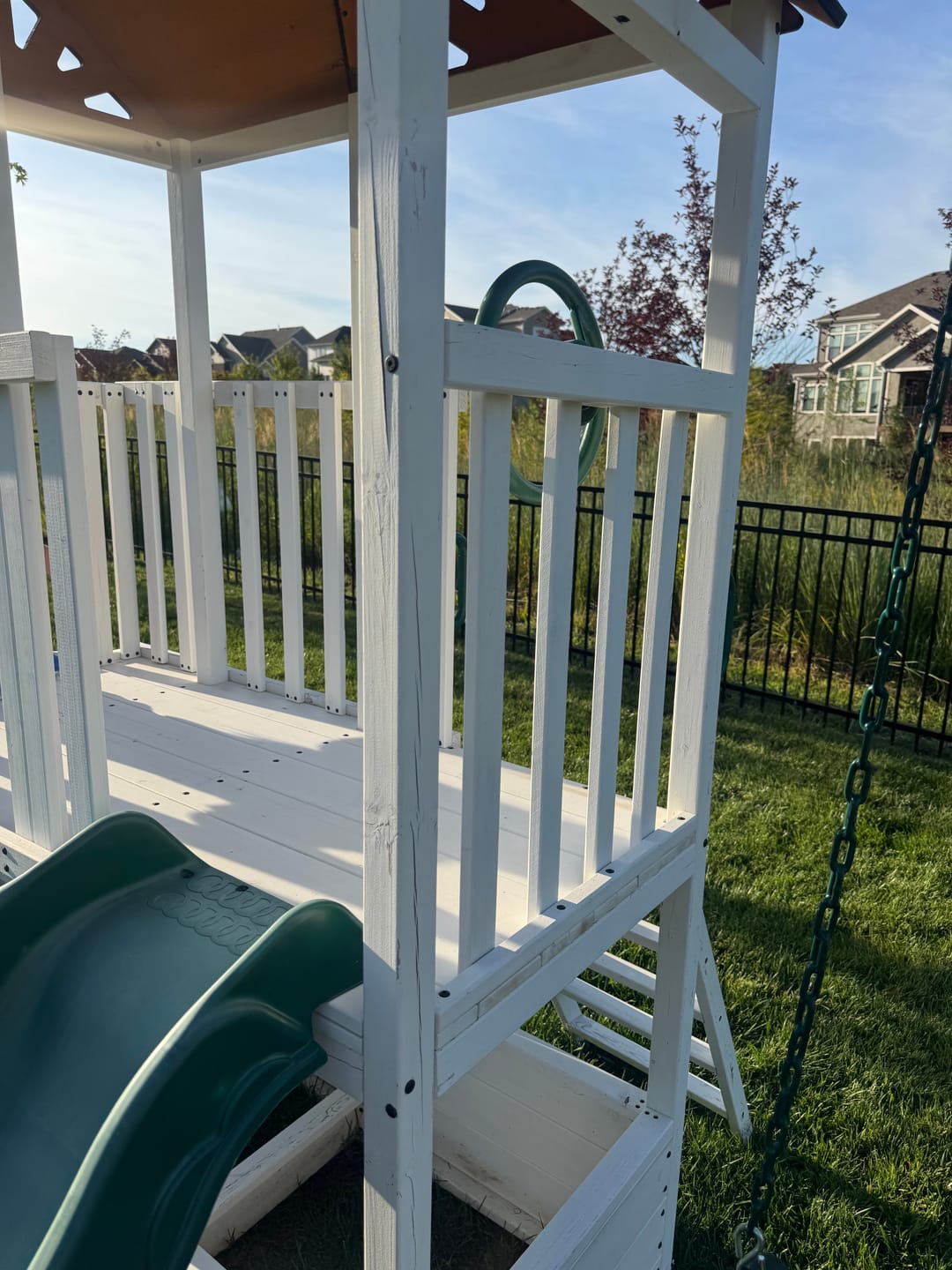 Customer photo review of Craftsman | Modern Swing Set